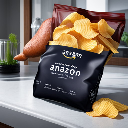 11 oz Amazon Fresh Wavy Potato Chips: Packaging May Vary (Previously Happy Belly) - Price, Packaging, and Review