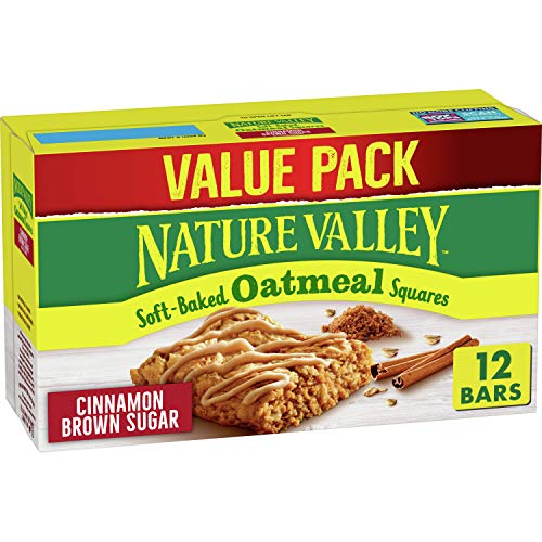 12 ct Nature Valley Soft-Baked Oatmeal Squares: Cinnamon Brown Sugar Flavor Review & Pricing