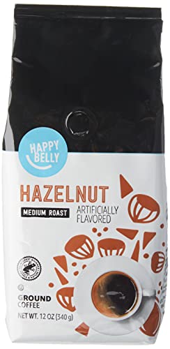 12 Ounce Happy Belly Hazelnut Flavored Ground Coffee: Review, Price, and Recommendations