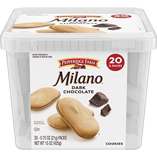 20 Packs of Pepperidge Farm Milano Cookies: A Dark Chocolate Delight!