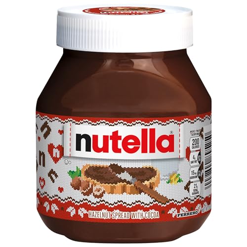 26.5 Oz Nutella Hazelnut Spread with Cocoa: Perfect for Holiday Baking and Desserts