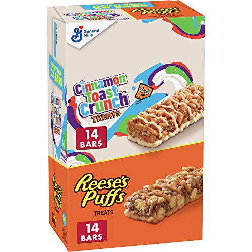 28 ct Reese’s Puffs Cinnamon Toast Crunch Cereal Treat Bars Variety Pack: Best Price & Affordable Deal