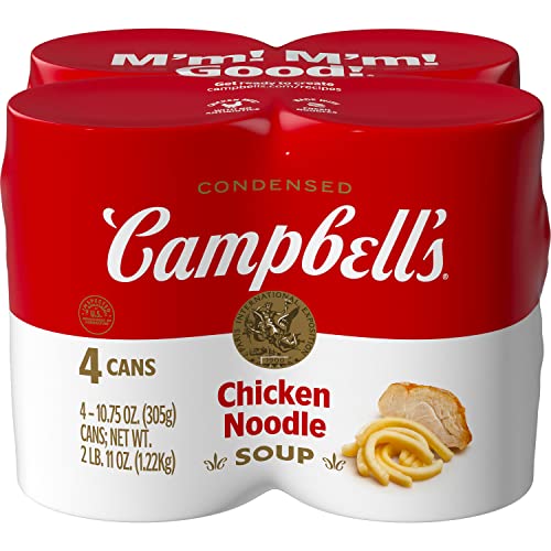 4-Pack Campbell’s Condensed Chicken Noodle Soup: Best Price, Affordable and Delicious!