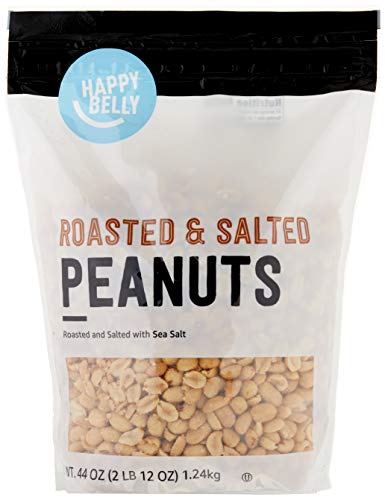 44 Ounce Amazon Brand - Happy Belly Roasted and Salted Peanuts: A Budget-Friendly Snack Option