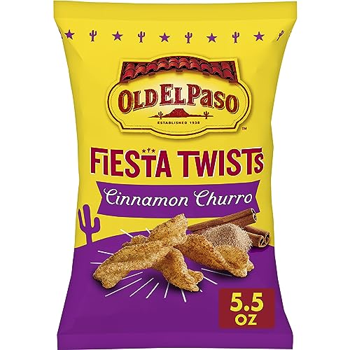 5.5 oz Old El Paso Fiesta Twists: Crispy Cinnamon Churro Corn Snacks