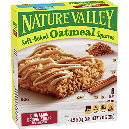 6 ct Nature Valley Soft-Baked Oatmeal Squares: Cinnamon Brown Sugar Bars