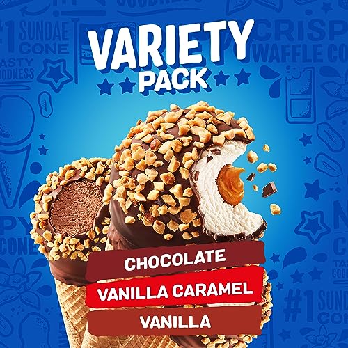 8-Count Frozen Drumstick Variety Pack: Vanilla, Vanilla Caramel, and Chocolate Sundae Cone – Best Price and Deals Revealed!