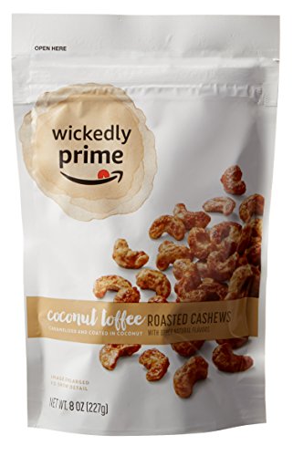 8 Ounce Wickedly Prime Roasted Cashews: A Tasty Coconut Toffee Review