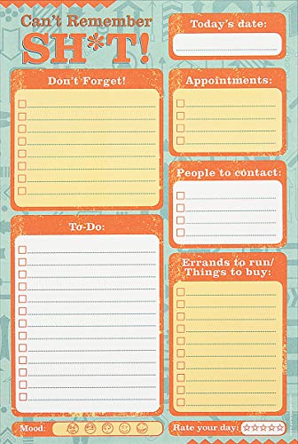 Affordable Daily Planner and Note Pad for Forgetful Minds