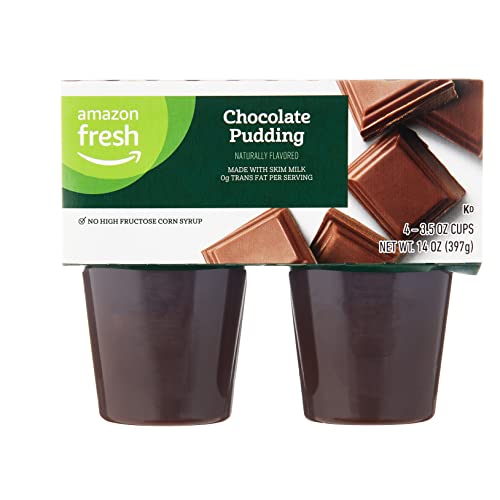 Amazon Fresh - 4ct Chocolate Pudding Cups: Best Price and Affordable Deal