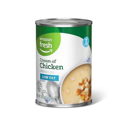 Amazon Fresh - Low Fat Cream of Chicken Soup, 10.5 oz: Previously Happy Belly, Packaging May Vary