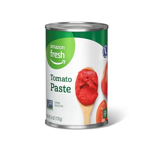 Amazon Fresh Tomato Paste: 6 oz, Packaging May Vary - Happy Belly Review and Price Comparison