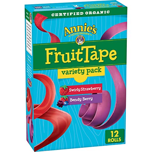 Annie’s Organic Fruit Tape Variety Pack: Swirly Strawberry & Bendy Berry - 12 Rolls | Price, Taste, and Benefits