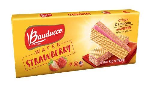 Bauducco Strawberry Wafers: A Delicious Sweet Snack with 3 Layers of Strawberry Flavored Cream - Product Review and Buying Guide