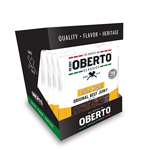 Best Price: Oh Boy! Oberto Classics Thin Style Original Beef Jerky, 2.2 Ounce (Pack of 8) - A Budget-Friendly Snack Option