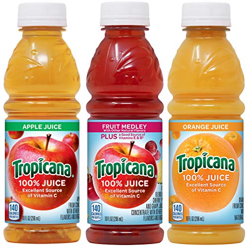 Best Price: Tropicana 100% Juice Variety Pack - Apple, Fruit Medley, Orange (24 Pack, 10 fl oz)