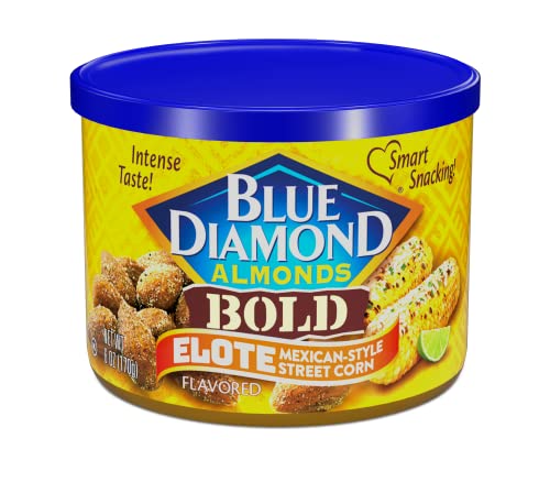 Blue Diamond Almonds: BOLD Elote Mexican Street Corn Flavored Snack Nuts in a 6 Ounce Can - A Delicious and Affordable Option