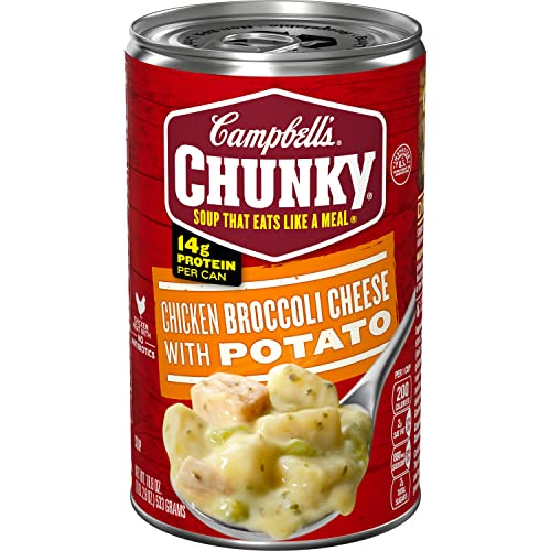 Campbell’s Chunky Chicken Broccoli Cheese Soup: A Delicious 18.8 Oz Can for Your Budget-Friendly Meal