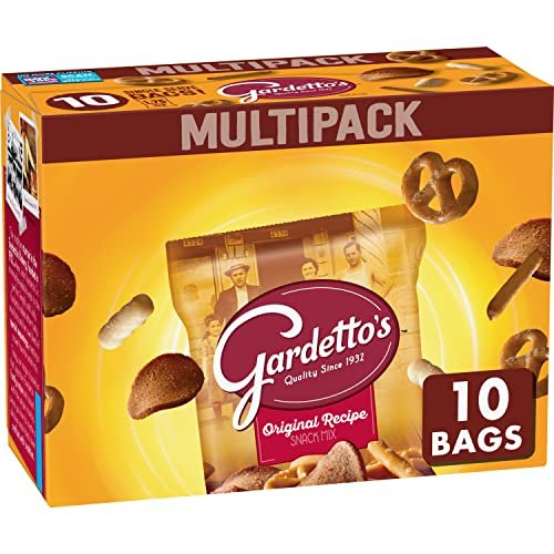 Gardetto’s Snack Mix: Original Recipe in 1.75 oz Multipack Snack Bags (10 ct) - Affordable and Delicious!