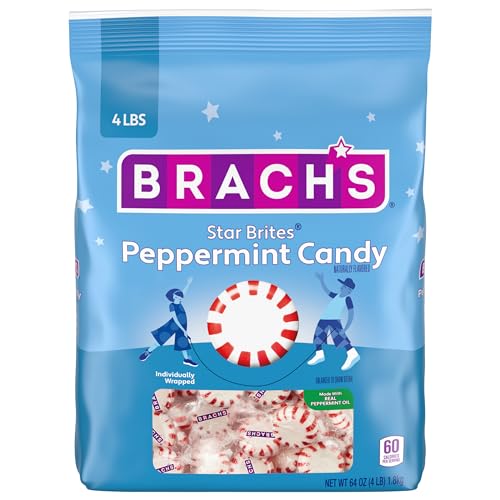 Get the Best Deal on Brach’s Star Brites Peppermint Candy: 360 Pieces in a 4 Pound Bulk Bag