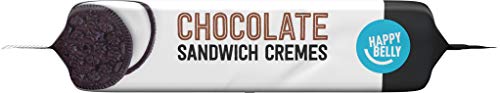 Happy Belly Chocolate Sandwich Crème Cookies: A Delicious and Affordable Amazon Brand (14.3 Ounce)