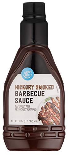 Happy Belly Hickory Smoked BBQ Sauce - A Tasty Amazon Brand Pick (1.12 lb, Pack of 1): Price, Quality, and More!