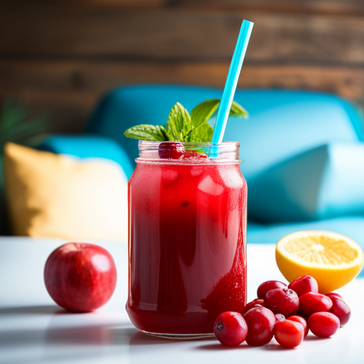 Happy Belly Juice Cocktail, Cranberry - A Refreshing and Affordable Choice for Your Taste Buds (64 Fl Oz Bottle)