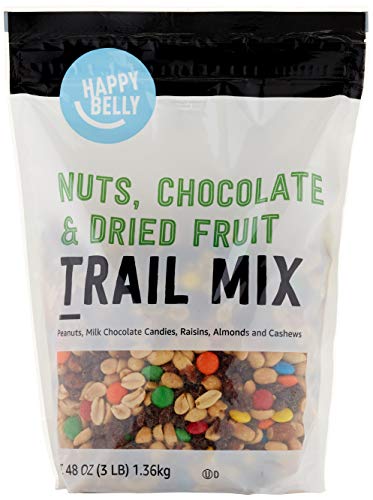 Happy Belly Nuts, Chocolate & Dried Fruit Trail Mix: A 3-Pound Pack for a Delicious Snack