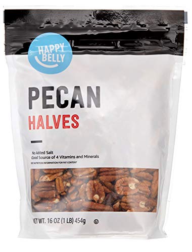 Happy Belly Pecan Halves: A Budget-Friendly, Salt-Free Option - 16 Ounce Bag