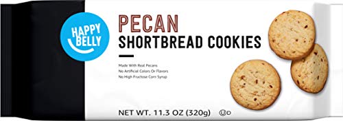 Happy Belly Pecan Shortbread: A Tasty Amazon Brand Snack (11.3 oz)