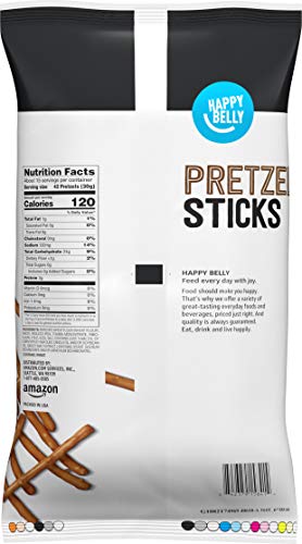 Happy Belly Pretzel Sticks: A 1-Pound Pack from Amazon Brand