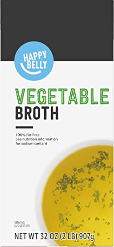 Happy Belly Vegetable Broth: The Best Affordable 2lb Pack of Ready-to-Serve Amazon Brand