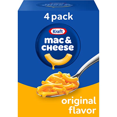 Kraft Original Macaroni & Cheese Dinner: Best Price for 4 ct Pack, 7.25 oz Boxes