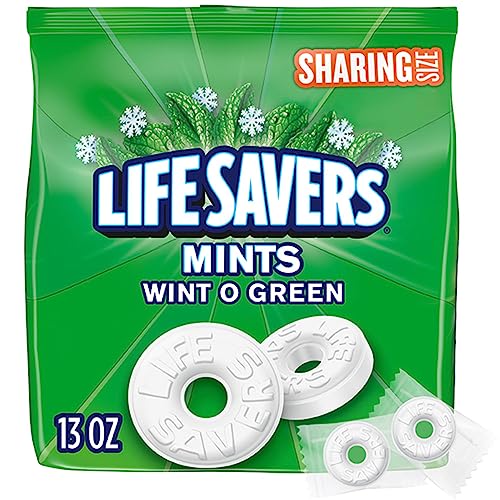 Life Savers Wint-O-Green Breath Mints: Sharing Size, 13 oz Bag - Best Price and Facts