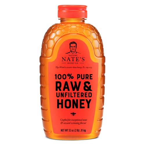 Nate’s Award-Winning 32oz. Squeeze Bottle Honey: Pure, Raw & Unfiltered - A Guide to the Best Taste and Price