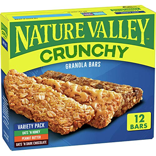 Nature Valley Granola Bars Variety Pack: A Budget-Friendly Snack Option with 12 Bars, 8.94 oz