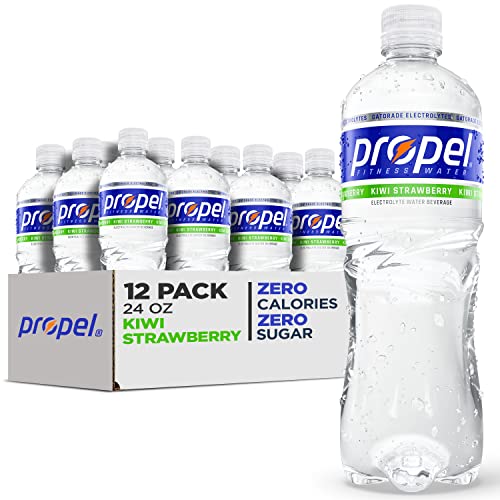 Propel Kiwi Strawberry: Zero Calorie Water Beverage with Electrolytes & Vitamins C&E - A Refreshing and Nutritious Choice (24 Fl Oz, Pack of 12)