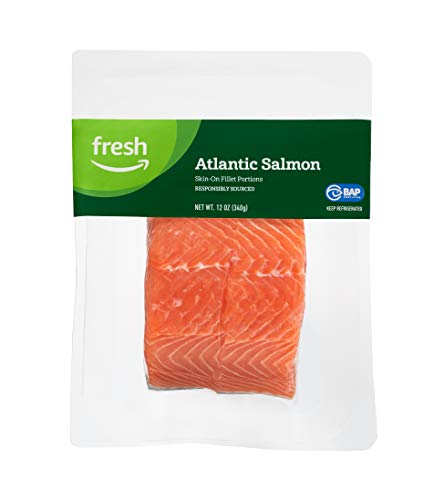 Responsibly Sourced Atlantic Salmon Portions: A 12 oz Deal on Amazon Fresh