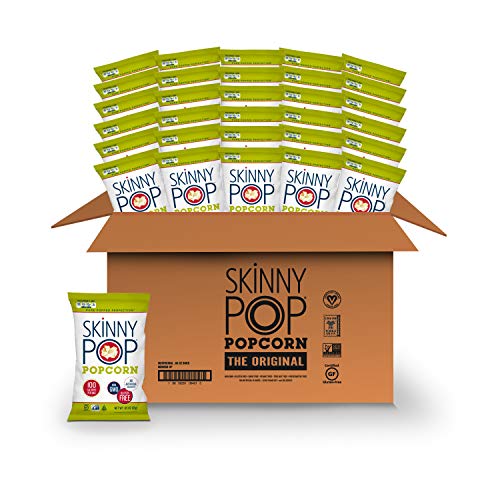 SkinnyPop Original Popcorn: Healthy Gluten-Free Snack Packs (Pack of 30)