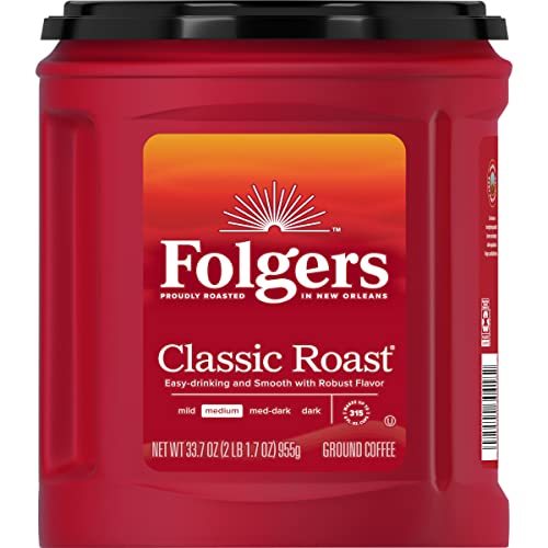 The Best Deal: Folgers Classic Roast Medium Roast Ground Coffee, 33.7 Ounces (Pack of 6) at an Affordable Price