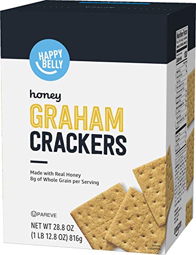 Top 5 Affordable Options: Happy Belly Honey Graham Crackers - 28.8 Ounce