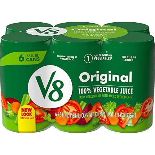 V8 Original 100% Vegetable Juice: A Review of the 5.5 fl oz Can (Pack of 6)