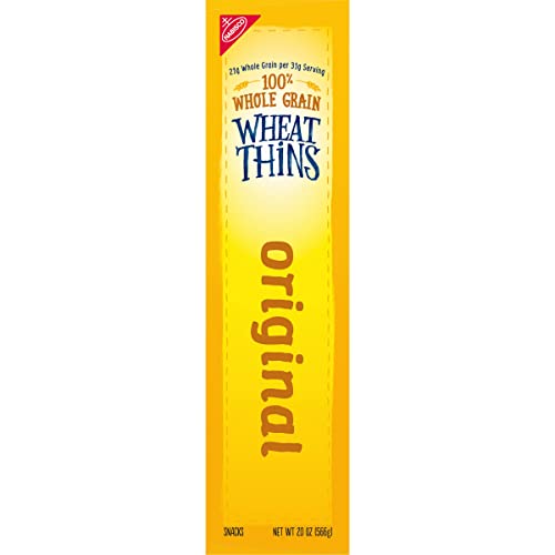 Wheat Thins Original Whole Grain Crackers: Affordable Party Size 20 oz Box