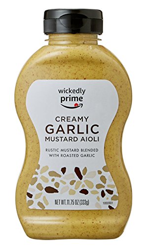 Wickedly Prime Mustard - Creamy Garlic Aioli: A Budget-Friendly, Flavorful Choice (11.75 oz)