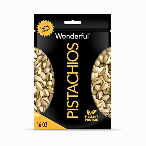 Wonderful Pistachios in Shell: A Healthy, Protein-packed Pantry Staple (16 oz Resealable Bag)